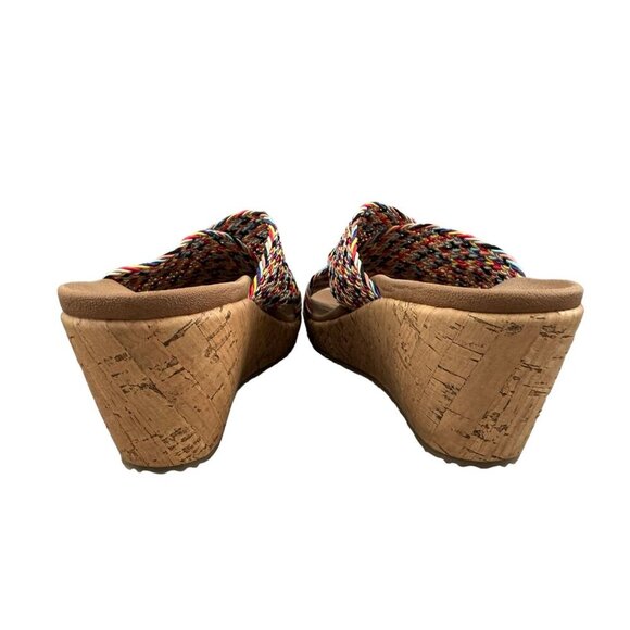 Skechers Beverlee Vacation Mode Wedge Slide Sandal Rainbow Women's Size 9 - Picture 6 of 11